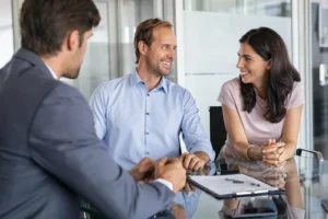 Business owners meeting with a BPro management consultant